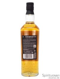 Torabhaig Distillers' Series Iona's First Edition Rückseite eine Flasche Torabhaig Distillers' Series Iona's First Edition von hinten