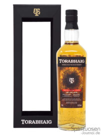 Torabhaig Distillers' Series Iona's First Edition Verpackung eine Flasche Torabhaig Distillers' Series Iona's First Edition nebst Geschenkverpackung