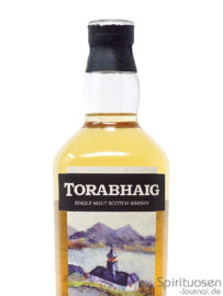 Torabhaig Taigh Hals der Hals einer Flasche Torabhaig Taigh