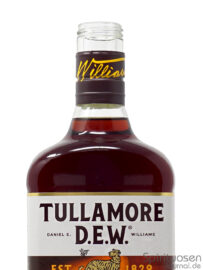 Tullamore D.E.W. Café Honey Hals der Hals einer Flasche Tullamore D.E.W. Café Honey