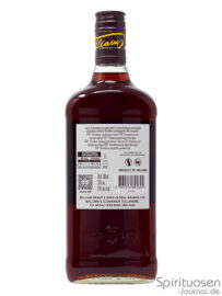 Tullamore D.E.W. Café Honey Rückseite eine Flasche Tullamore D.E.W. Café Honey von hinten