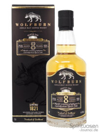 eine Flasche Wolfburn Northland 8 Jahre nebst Geschenkverpackung
