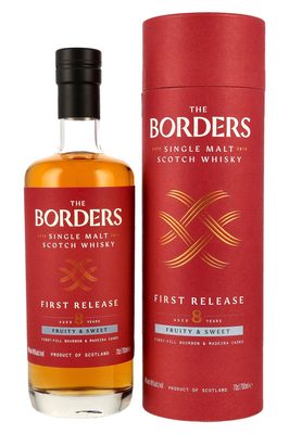 The Borders First Release 8 Jahre eine Flasche The Borders First Release 8 Jahre nebst Geschenkhülle