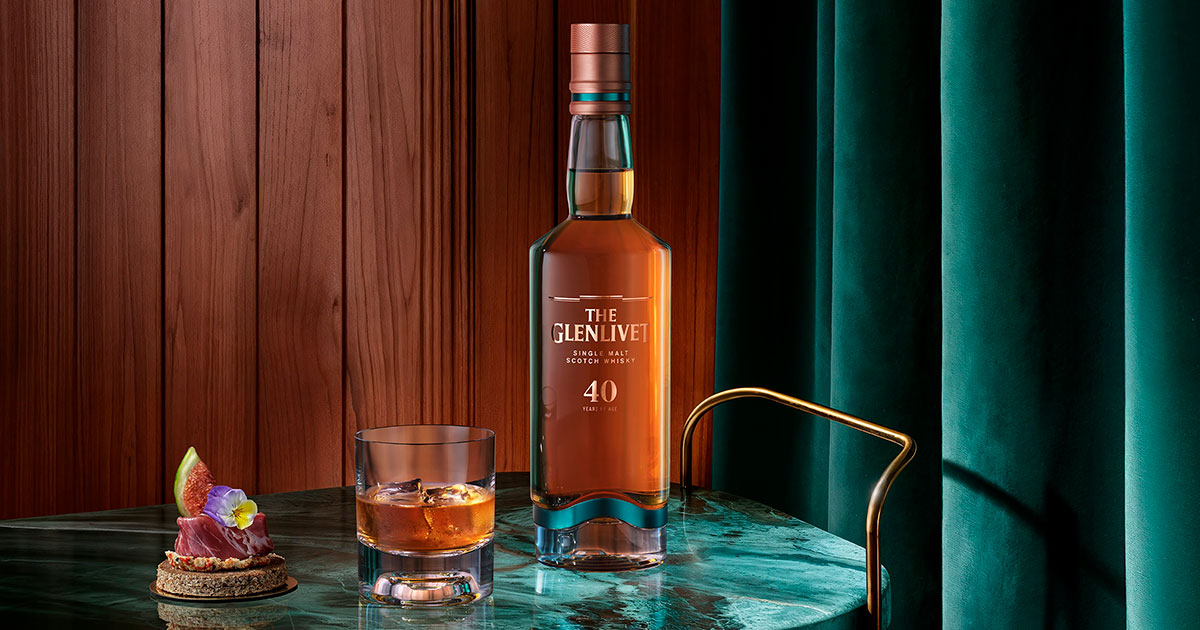 Jährlich neu: The Glenlivet 40 Jahre seit kurzer Zeit erhältlich