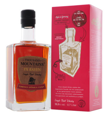 Thousand Mountains PX Raven eine Flasche Thousand Mountains PX Raven nebst Geschenkverpackung