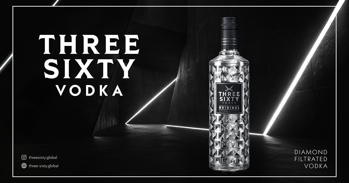Redesign: Three Sixty Vodka bekommt „geschärften“ Markenauftritt