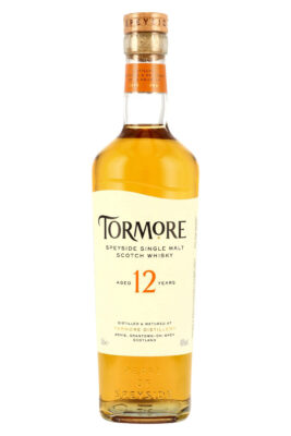 eine Flasche Tormore 12 Jahre