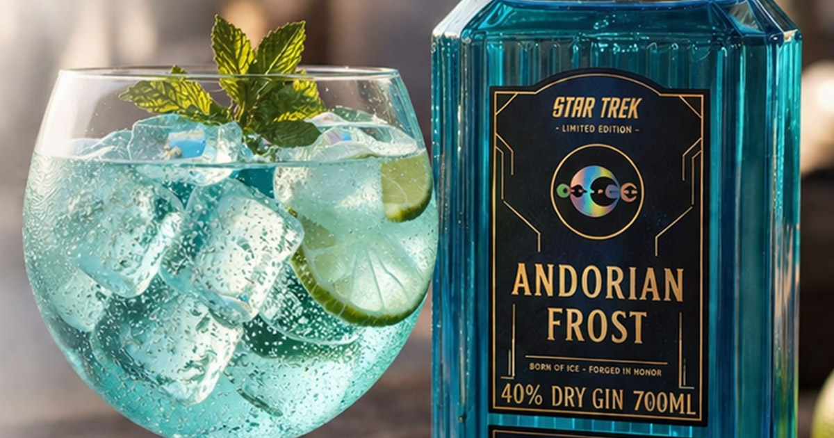 In Blau: V-Sinne stellt Star Trek Andorian Frost Dry Gin vor In Blau: V-Sinne stellt Star Trek Andorian Frost Dry Gin vor