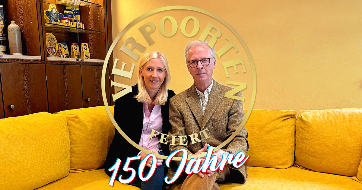 150 Jahre: Verpoorten feiert Jubiläum in Gold und mit Kampagne