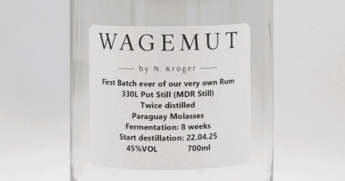 Premiere: Wagemut präsentiert ersten eigenen Rum Premiere: Wagemut präsentiert ersten eigenen Rum