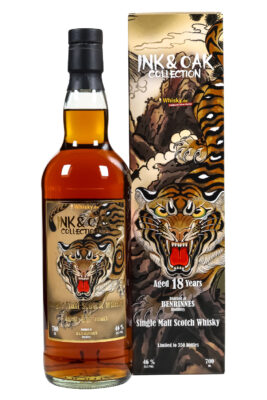 eine Flasche Benrinnes 18 Jahre - Ink & Oak Collection nebst Geschenkverpackung