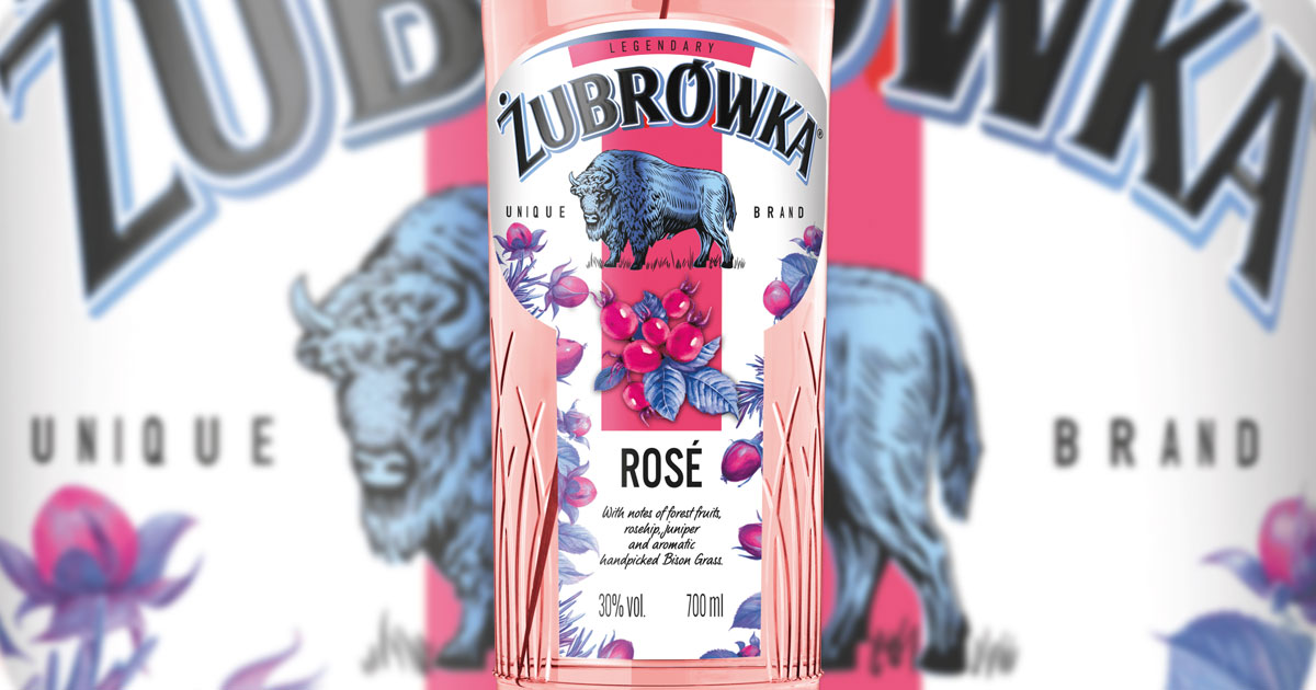 Inklusive Redesign: Żubrówka Rosé jetzt mit reduziertem Alkoholgehalt Inklusive Redesign: Żubrówka Rosé jetzt mit reduziertem Alkoholgehalt
